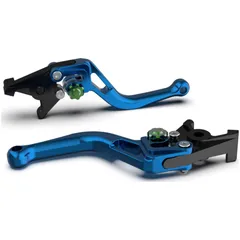 LSL Brake lever BOW R75, short, blue / green