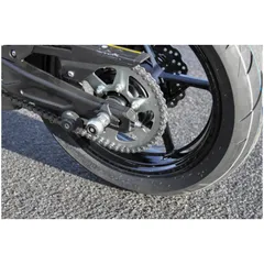 LSL Axle Balls Classic, for: KAWASAKI Z 650, silver, rear axle