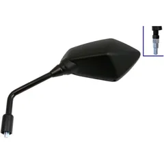 Mirror black left JMP for: Kawasaki ER - 6N