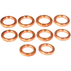 Copper sump crush washer 14. 3X20X3mm 10 pieces for: Triumph Tiger, Bonneville, Street Triple