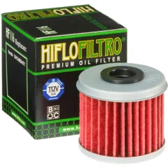 HIFLOFILTRO Oil Filter - HF116 for Honda, Husqvarna, Montesa