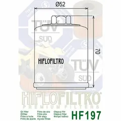 HIFLOFILTRO Oil Filter - HF197 for PGO, Polaris, Aeon