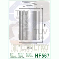 HIFLOFILTRO Oil Filter - HF567 for: MV Agusta for BRUTALE1000, BRUTALE1090, BRUTALE920