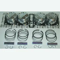 WISECO Piston Kit Ø77.00mm for: Yamaha FZR1000 - R1041 for GTS1000, YZF1000R