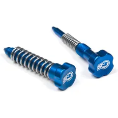 S3 Carburetor Adjuster Screws Idle + Air + Springs Blue