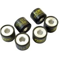 TOP PERFORMANCES Variator Rollers Set 21x17,1mm 13,8gr - 6 pieces for Piaggio MP3300
