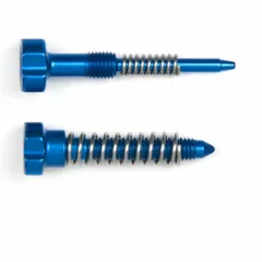 S3 Enduro Carburetor Adjuster Screws Idle + Air + Springs Blue