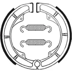 TECNIUM Street/ATV Organic Brake shoes - BA018 for Suzuki GN400, GNX250, GR650