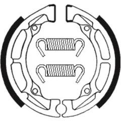 TECNIUM Scooter/Street/Off-Road/ATV Organic Brake shoes - BA020 for Suzuki CL50, CS50, JR50 Honda CBX125