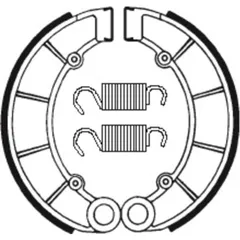 TECNIUM Street Organic Brake shoes - BA027 for Honda CB650, CB750, XL500S
