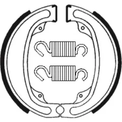 TECNIUM Street/Off-Road Organic Brake shoes - BA031 for Honda CR125R, CR250R, XR500R