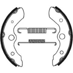 TECNIUM ATV Organische Bremsbacken - BA044 für Honda FL350ODYSSEY, FL400ODYSSEY, TRX250FOURTRAX
