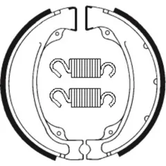 TECNIUM Street/ATV Organische Bremsbacken - BA055 für Honda XBR500, XL750R