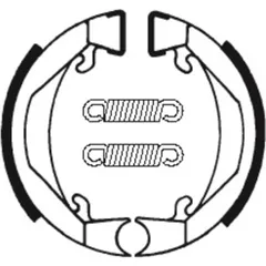TECNIUM Scooter/Street/Off-Road Organic Brake shoes - BA074 for KTM 50SX