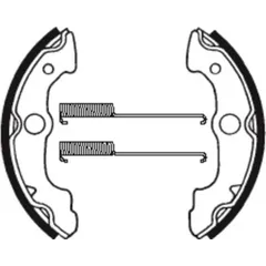 TECNIUM ATV Organic Brake shoes - BA085 for Honda TRX350FOURTRAXRANCHER, TRX400FOURTRAXRANCHER, TRX400SPORTRAX