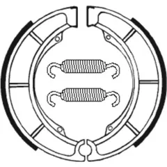 TECNIUM Street/ATV Organic Brake shoes - BA098 for Suzuki GT500, GT550, LT250QUADRACER