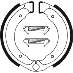 TECNIUM Scooter/ATV Organic Brake shoes - BA101 for Suzuki CL50, FS50, LT-Z50QUADSPORT