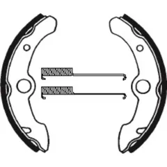 TECNIUM ATV Organic Brake shoes - BA114