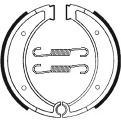 TECNIUM Street/Off-Road Organic Brake shoes - BA116 for Husqvarna CR125, CR250, CR430
