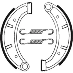 TECNIUM Off-Road Organic Brake shoes - BA118 for Husqvarna CR125, CR250, CR500