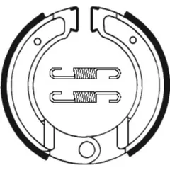 TECNIUM Scooter/Street/Off-Road Organic Brake shoes - BA120 for KTM 125GS