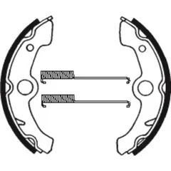 TECNIUM ATV Organic Brake shoes - BA178 for Yamaha YFM350BIGBEAR