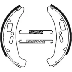 TECNIUM Scooter Organic Brake shoes - BA185 for Vespa VESPACOSA