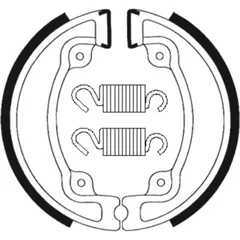 TECNIUM Scooter Organic Brake shoes - BA203 for Kymco AGILITY50, MOVIE125, PEOPLE125