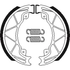 TECNIUM Scooter Organic Brake shoes - BA205 for Piaggio, Aprilia, Derbi