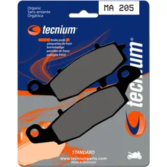 TECNIUM Street Organische Bremsbeläge - MA205 für Kawasaki ER-6F, ER-6N, GPZ1100 Suzuki DL1000V-STROM, DL650V-STROM, DR800