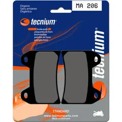 TECNIUM Street Organische Bremsbeläge - MA206 für KTM 620DUKE, 640DUKE Aprilia RS250