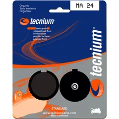 TECNIUM Street Organic Brake pads - MA24 for Hyosung GA125CRUISE, GF125, GS125 Suzuki GP125