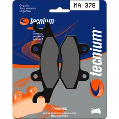 TECNIUM Street Organische Bremsbeläge - MA378 für Cectek KINGCOBRA500, QUADRIFT500