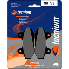 TECNIUM Street Organische Bremsbeläge - MA51 für Hyosung GT125COMET, GV125AQUILA, GV250AQUILA Honda REBEL250