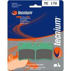 TECNIUM Scooter Organische Bremsbeläge - ME170 für Daelim BONITA50, MESSAGE50, S-FIVE50 Honda CRM50