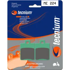 TECNIUM Scooter Organische Bremsbeläge - ME224 für Derbi SONAR50 Piaggio ZIP502T