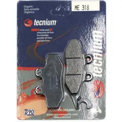 TECNIUM Scooter Organische Bremsbeläge - ME318 für Piaggio MEDLEY125, MEDLEY150, MP3125