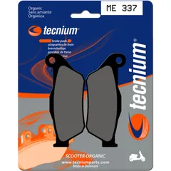 TECNIUM Scooter Organische Bremsbeläge - ME337 für MBK SKYCRUISER125 Yamaha X-MAX125