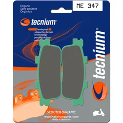 TECNIUM Scooter Organische Bremsbeläge - ME347 für SYM GTS300I4T, HD1254T, HD21254T Peugeot LXR125