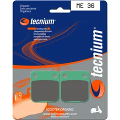 TECNIUM Scooter Organische Bremsbeläge - ME36 für Daelim CORDI50, E-FIVE50, OTELLO125 Honda CRM50