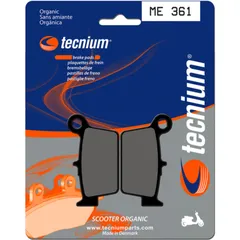 TECNIUM Scooter Organische Bremsbeläge - ME361 für Beta RR50ENDURO, RR50MOTARD, RRT50ENDURO