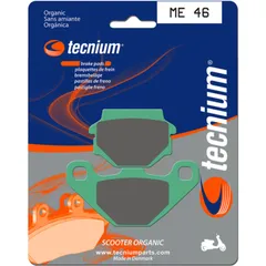 TECNIUM Scooter Organische Bremsbeläge - ME46 für Suzuki RB50, ZR50 Peugeot DJANGO1254T
