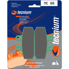 TECNIUM Scooter Organische Bremsbeläge - ME88 für Aprilia SCARABEO125, SPORTCITY125, SR50