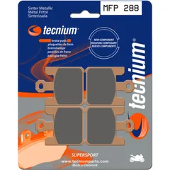 TECNIUM Trail Performance Sintermetall Bremsbeläge - MFP288 für: Kawasaki NINJAZX-10R, NINJAZX-12R, NINJAZX-6R Suzuki GSX-R1000