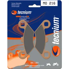TECNIUM MX/ATV Sintermetall Bremsbeläge - MO216 für Polaris 2502X4, 2504X4, 3002X4