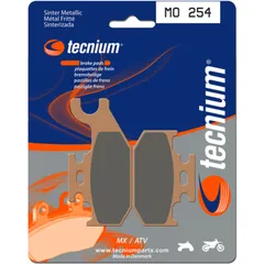 TECNIUM MX/ATV Sintermetall Bremsbeläge - MO254 für CAN AM DS250, MAVERICK1000, MAVERICK1000R für: Yamaha YFM400BIGBEAR, YFM400KODIAK, YFM450KODIAK