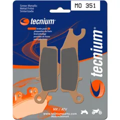 TECNIUM MX/ATV Sintermetall Bremsbeläge - MO351 für Yamaha YFM550GRIZZLY, YFM700GRIZZLY, YFM700KODIAK