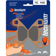 TECNIUM MX/ATV Sintermetall Bremsbeläge - MO406 für Polaris RZR170