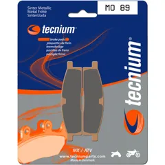 TECNIUM MX/ATV Sintermetall Bremsbeläge - MO89 für Yamaha TT-R125, YZ65, YZ80