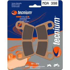 TECNIUM MX/ATV Sintermetall Bremsbeläge - MOA398 für Polaris GENERAL1000, OUTLAW450, OUTLAW525